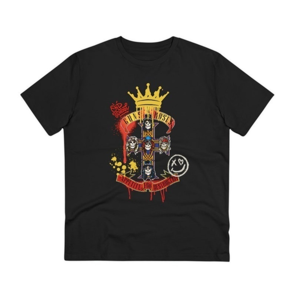Guns N Roses Retro Rock Band Graphic Streetwear Fan T-Shirt